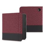 Husa pentru Tolino Vision 6, Kwmobile, Rosu/Negru, Textil, 57164.20 fotografia produsului View 2 S