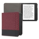 Husa pentru Tolino Vision 6, Kwmobile, Rosu/Negru, Textil, 57164.20 fotografia produsului