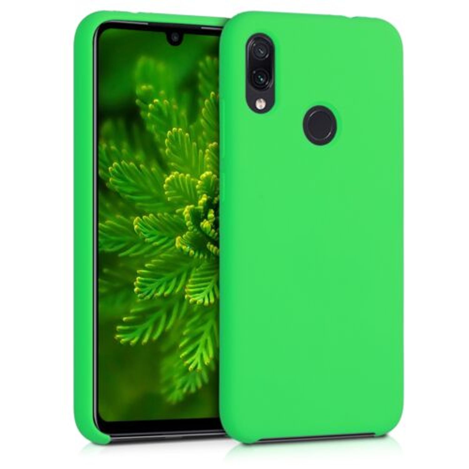 Husa pentru Xiaomi Redmi Note 7/Redmi Note 7 Pro, Silicon, Verde, 48714.159 fotografia produsului