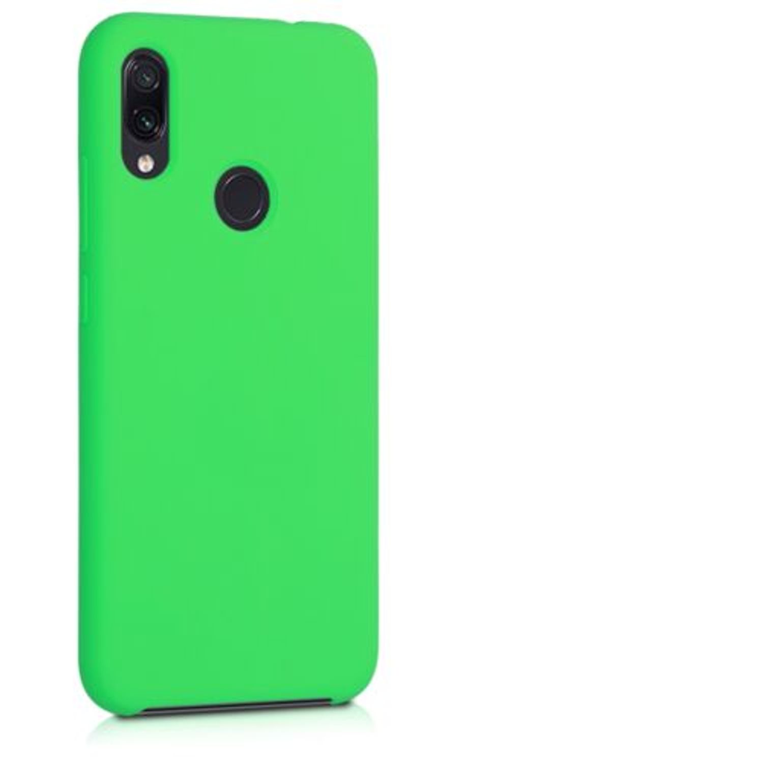Husa pentru Xiaomi Redmi Note 7/Redmi Note 7 Pro, Silicon, Verde, 48714.159 fotografia produsului View 8 L