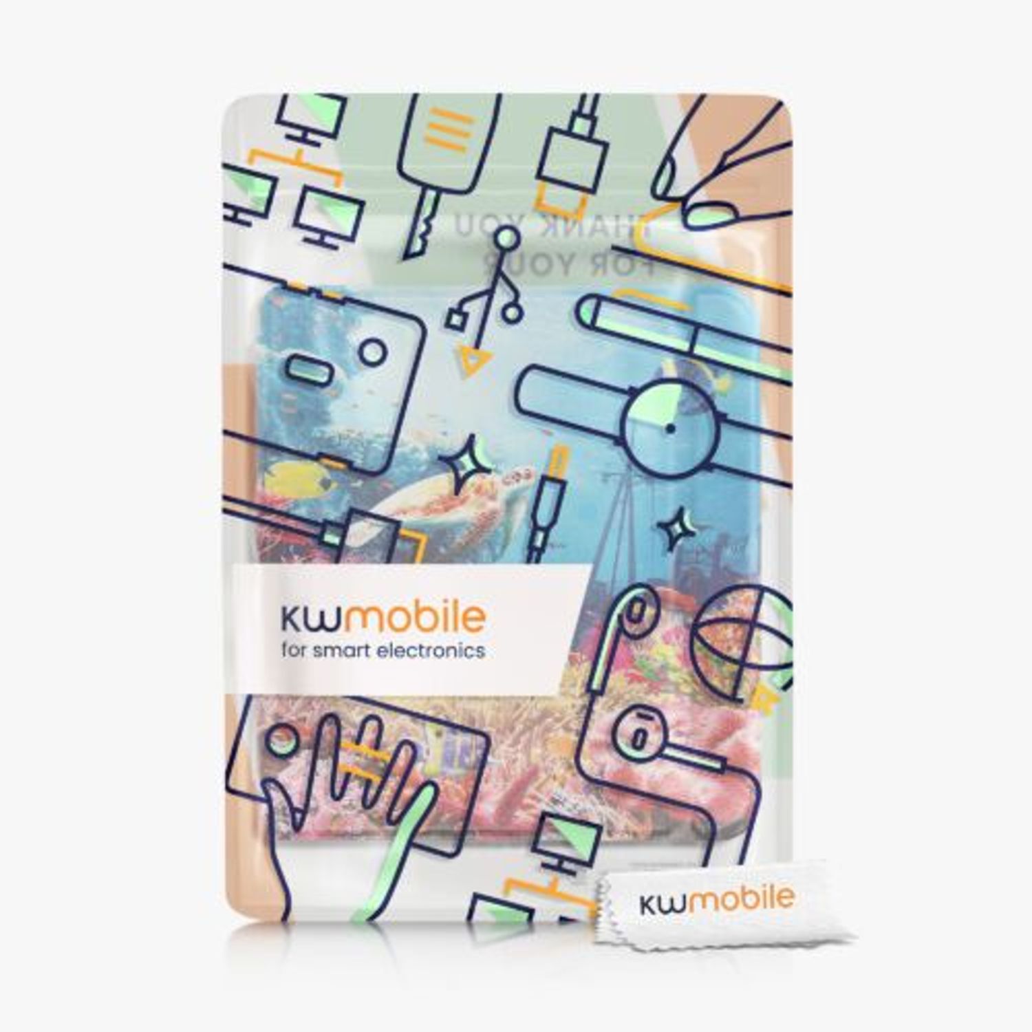Husa pentru Tolino Vision 6, Kwmobile, Multicolor, Piele ecologica, 56594.10 fotografia produsului View 3 L