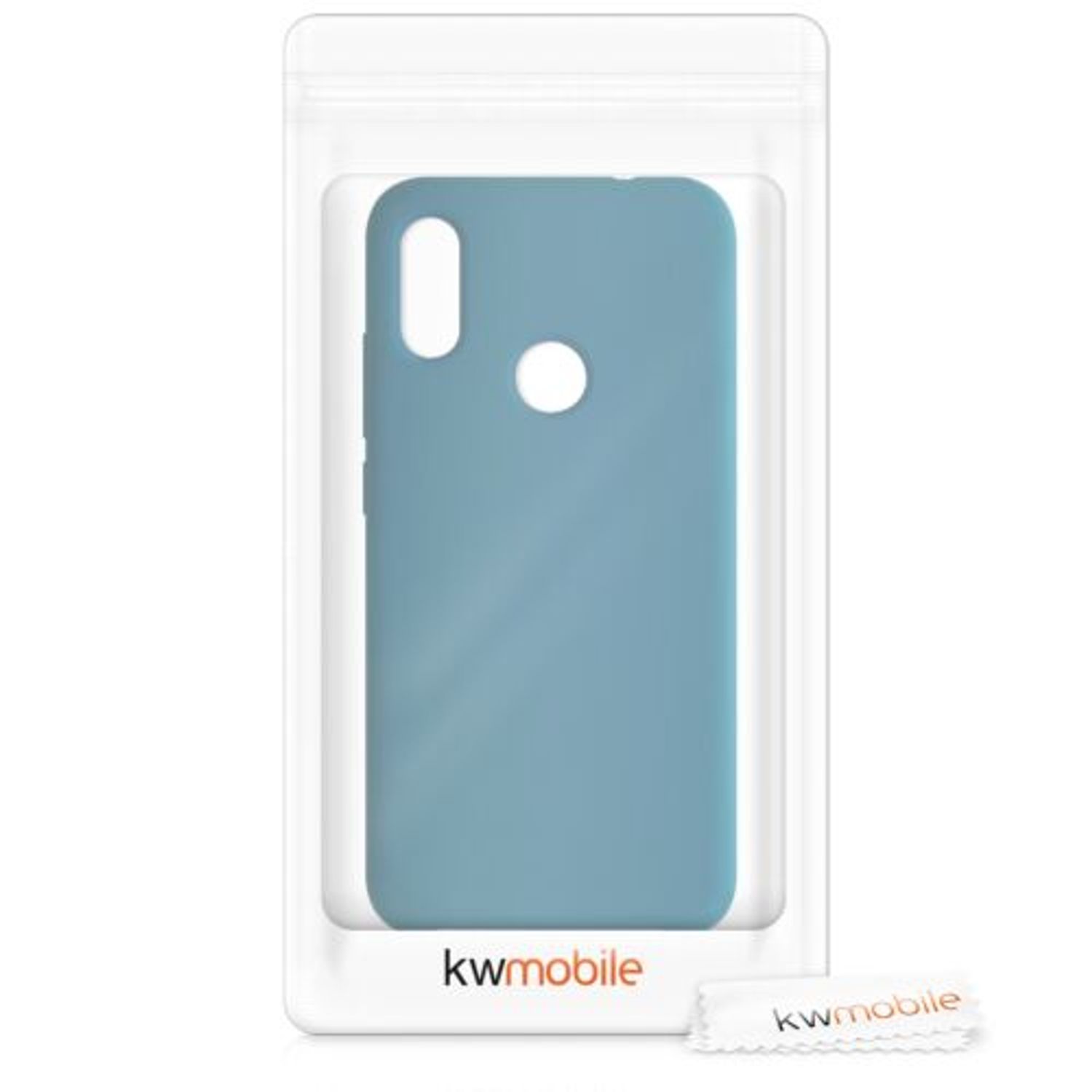 Husa pentru Xiaomi Redmi Note 7/Redmi Note 7 Pro, Silicon, Albastru, 48714.206 fotografia produsului View 7 L