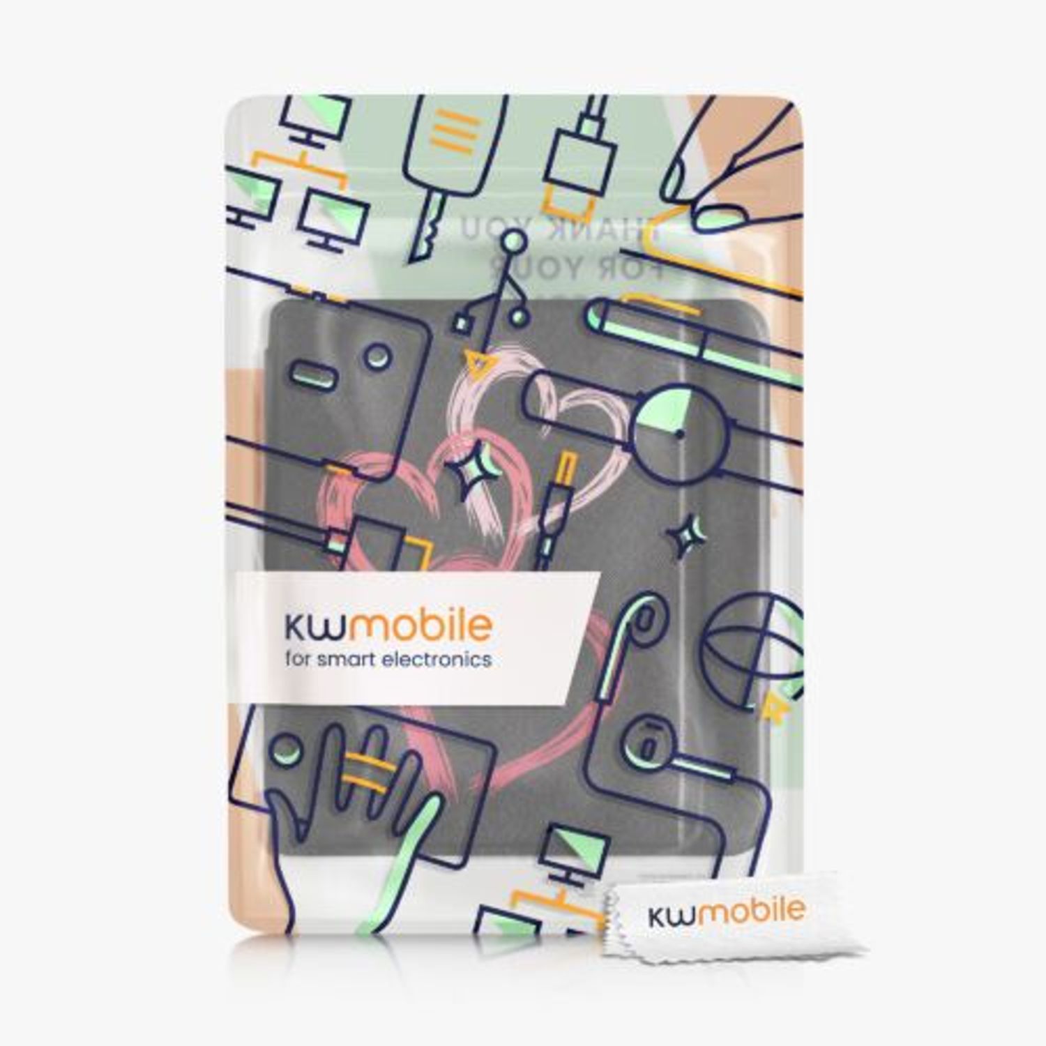 Husa pentru Tolino Vision 6, Kwmobile, Multicolor, Piele ecologica, 56594.29 fotografia produsului View 8 L