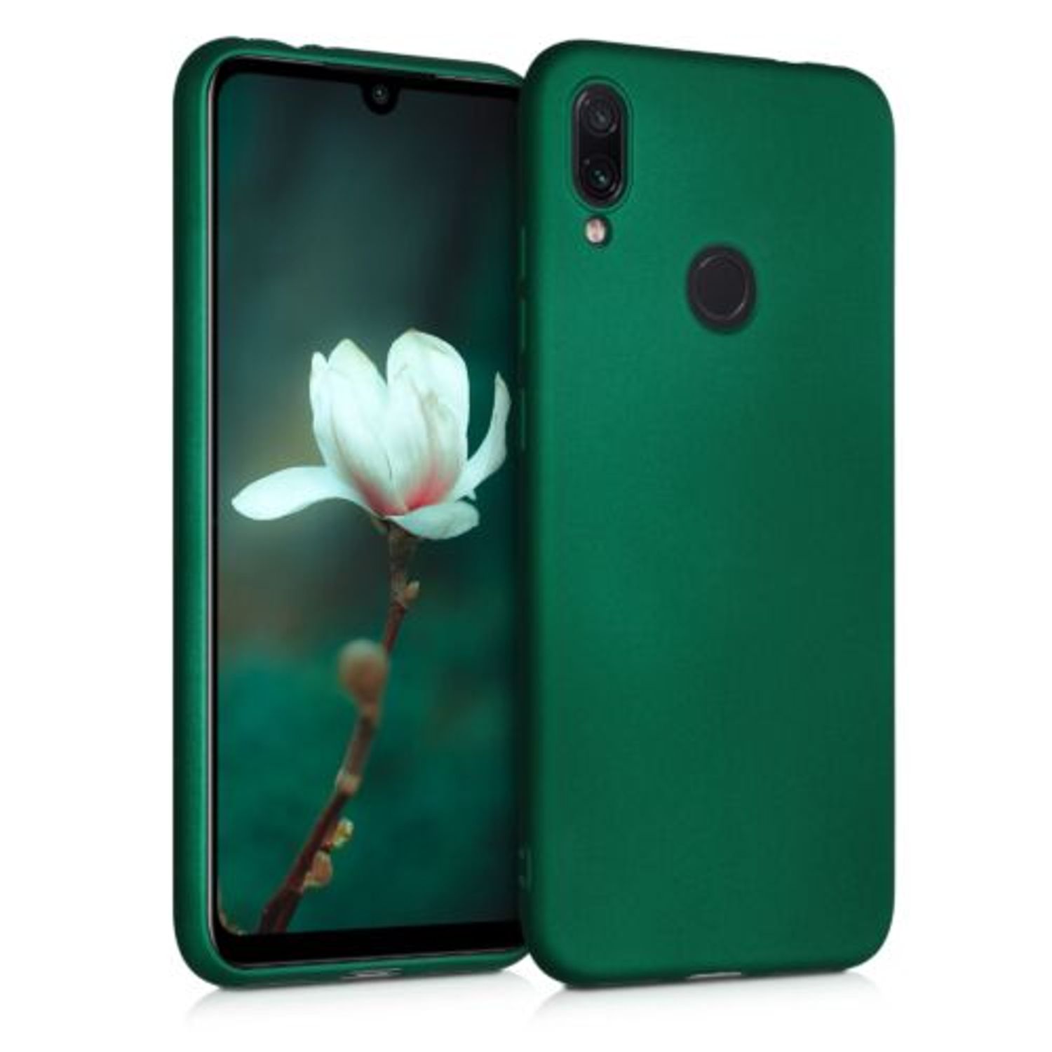Husa pentru Xiaomi Redmi Note 7/Redmi Note 7 Pro, Silicon, Verde, 47570.170 fotografia produsului