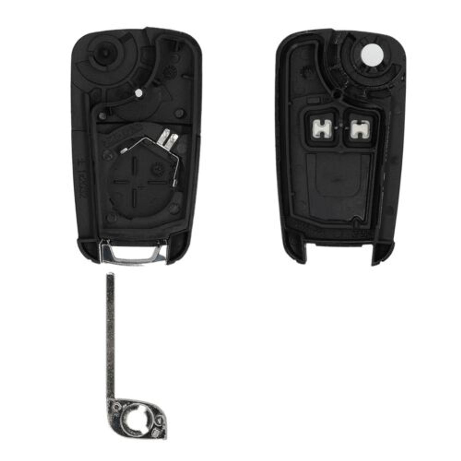 Carcasa Cheie pentru Opel/Chevrolet, 2 Butoane, Plastic, Negru, 48233.01 fotografia produsului View 4 L