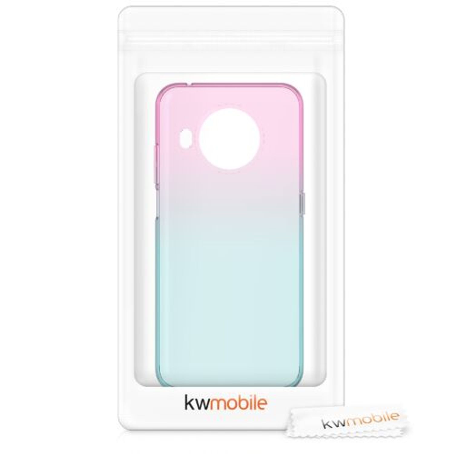 Husa pentru Nokia X10/x20, Silicon, Roz, 54860.01 fotografia produsului View 7 L