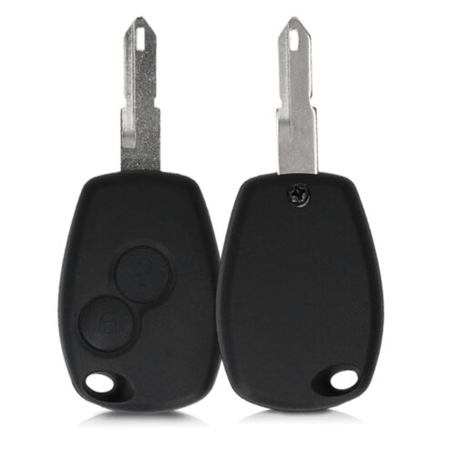 Carcasa Cheie pentru Renault/Dacia, 2 Butoane, Plastic, Negru, 49610.01 fotografia produsului