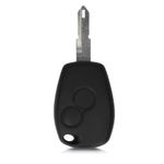 Carcasa Cheie pentru Renault/Dacia, 2 Butoane, Plastic, Negru, 49610.01 fotografia produsului View 5 S