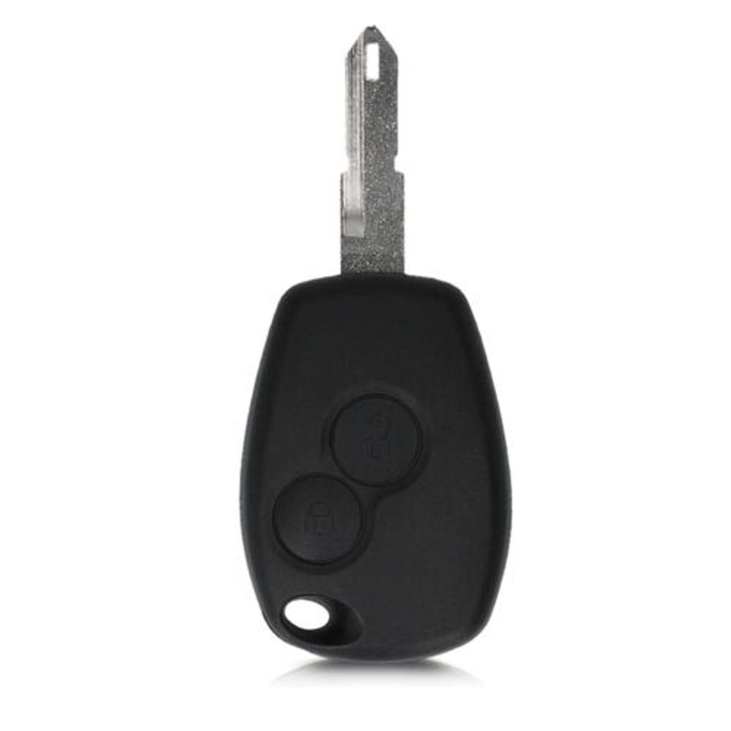 Carcasa Cheie pentru Renault/Dacia, 2 Butoane, Plastic, Negru, 49610.01 fotografia produsului View 5 L