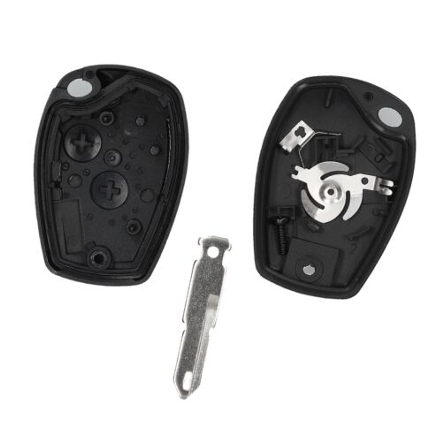 Carcasa Cheie pentru Renault/Dacia, 2 Butoane, Plastic, Negru, 49610.01 fotografia produsului View 4 L