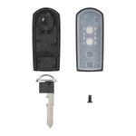Carcasa Cheie pentru Mazda, 2 Butoane, Keyless Go, Plastic, Negru, 49602.01 fotografia produsului View 4 S