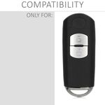 Carcasa Cheie pentru Mazda, 2 Butoane, Keyless Go, Plastic, Negru, 49602.01 fotografia produsului View 6 S