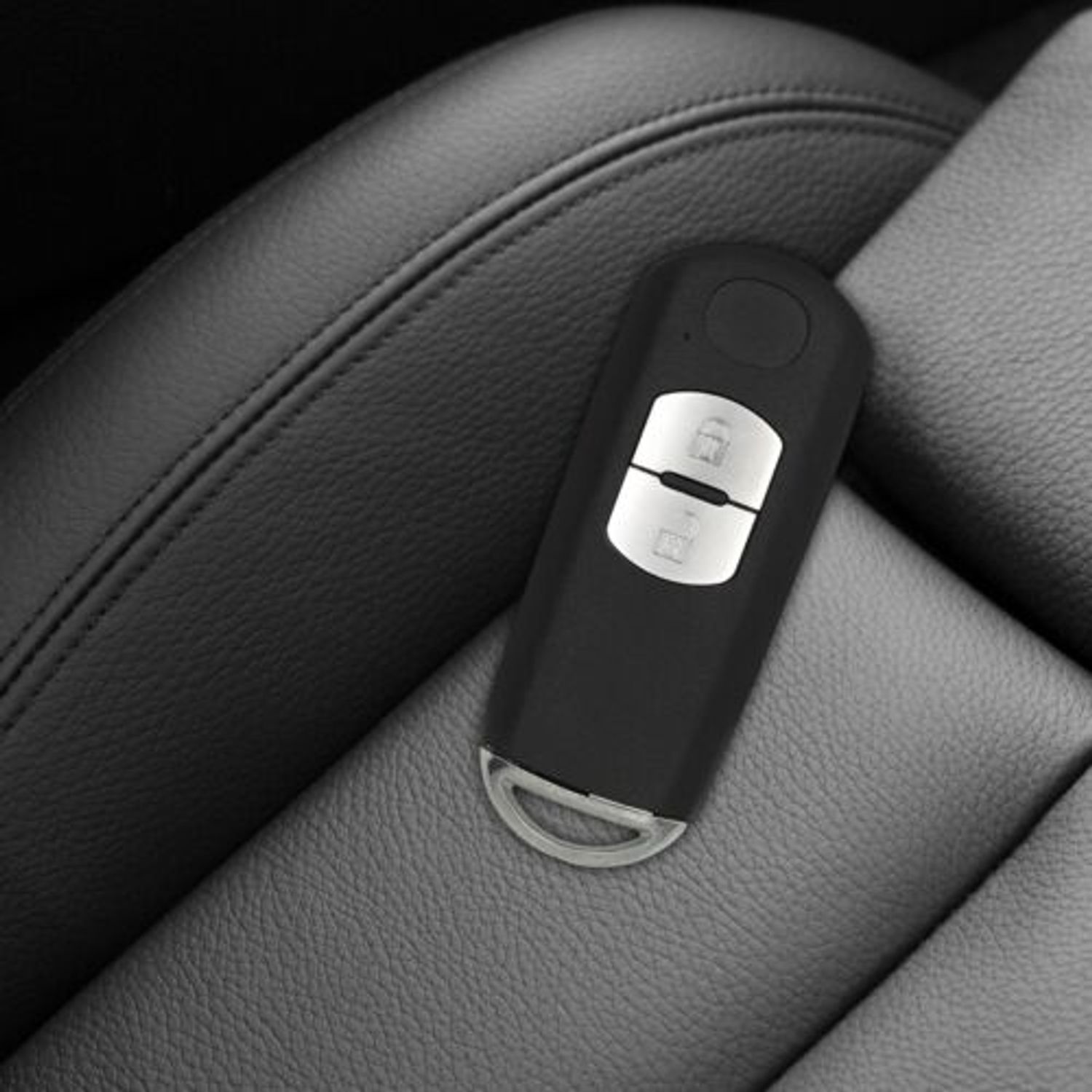 Carcasa Cheie pentru Mazda, 2 Butoane, Keyless Go, Plastic, Negru, 49602.01 fotografia produsului View 3 L