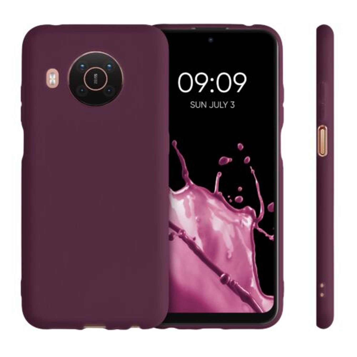 Husa pentru Nokia X10/x20, Silicon, Violet, 54846.187 fotografia produsului View 2 L