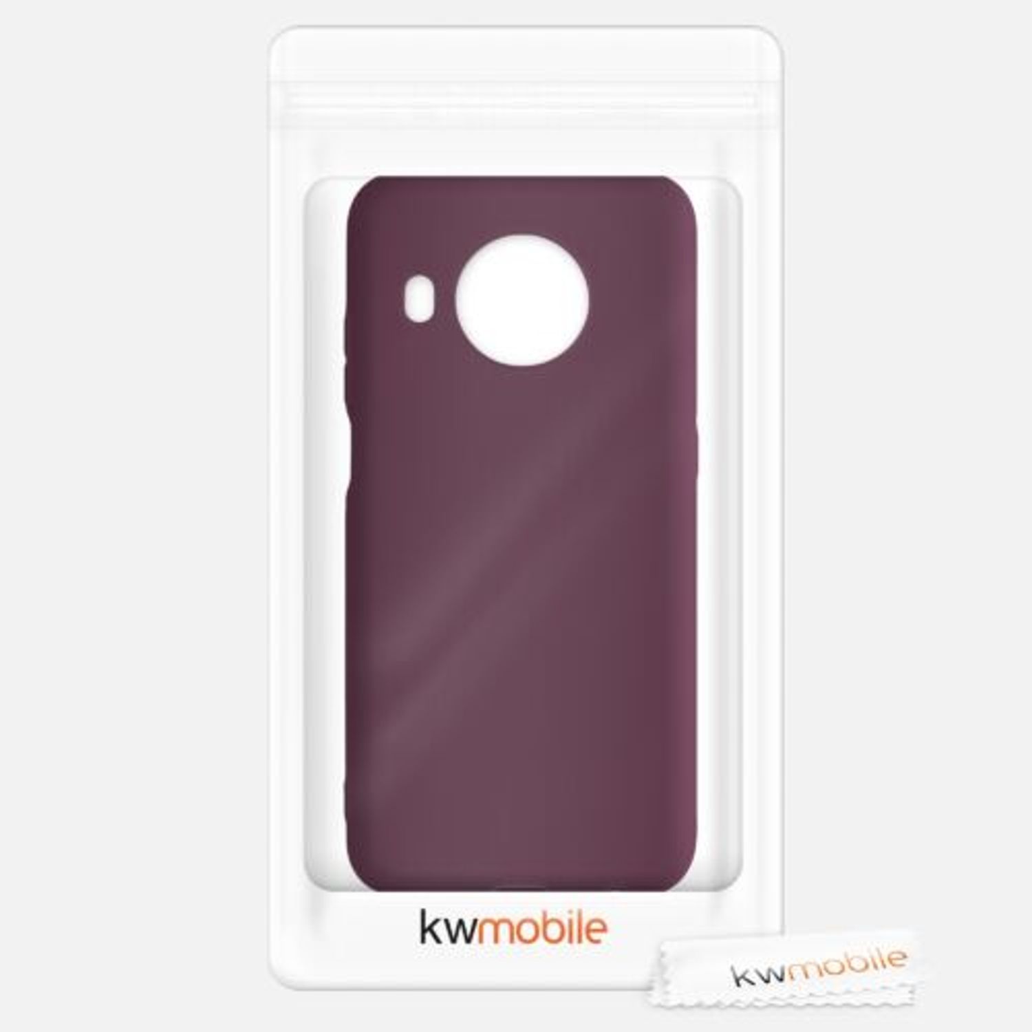Husa pentru Nokia X10/x20, Silicon, Violet, 54846.187 fotografia produsului View 7 L