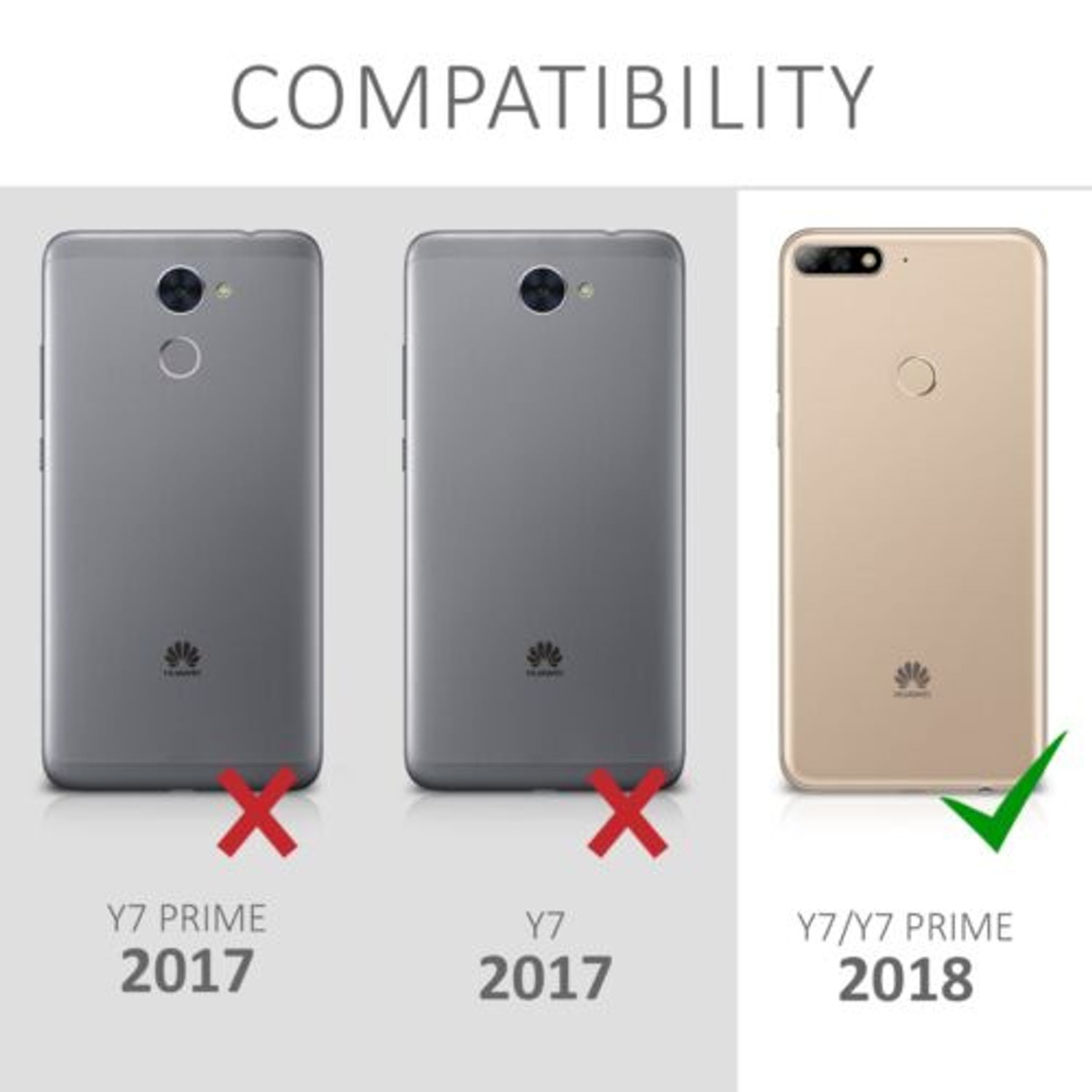 Husa pentru Huawei Y7 (2018)/Y7 Prime (2018), Silicon, Multicolor, 47012.03 fotografia produsului View 6 L