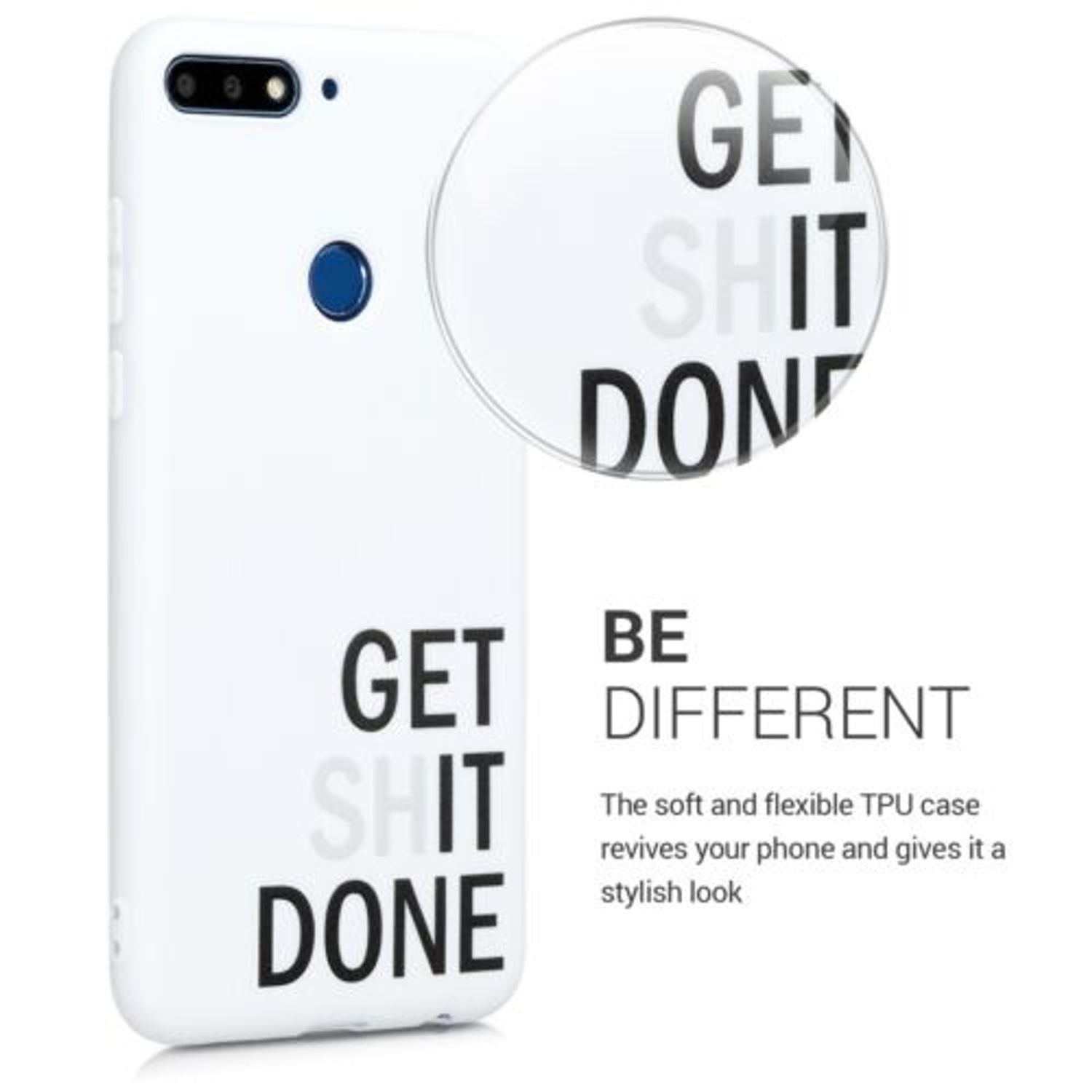 Husa pentru Huawei Y7 (2018)/Y7 Prime (2018), Silicon, Multicolor, 47012.03 fotografia produsului View 4 L