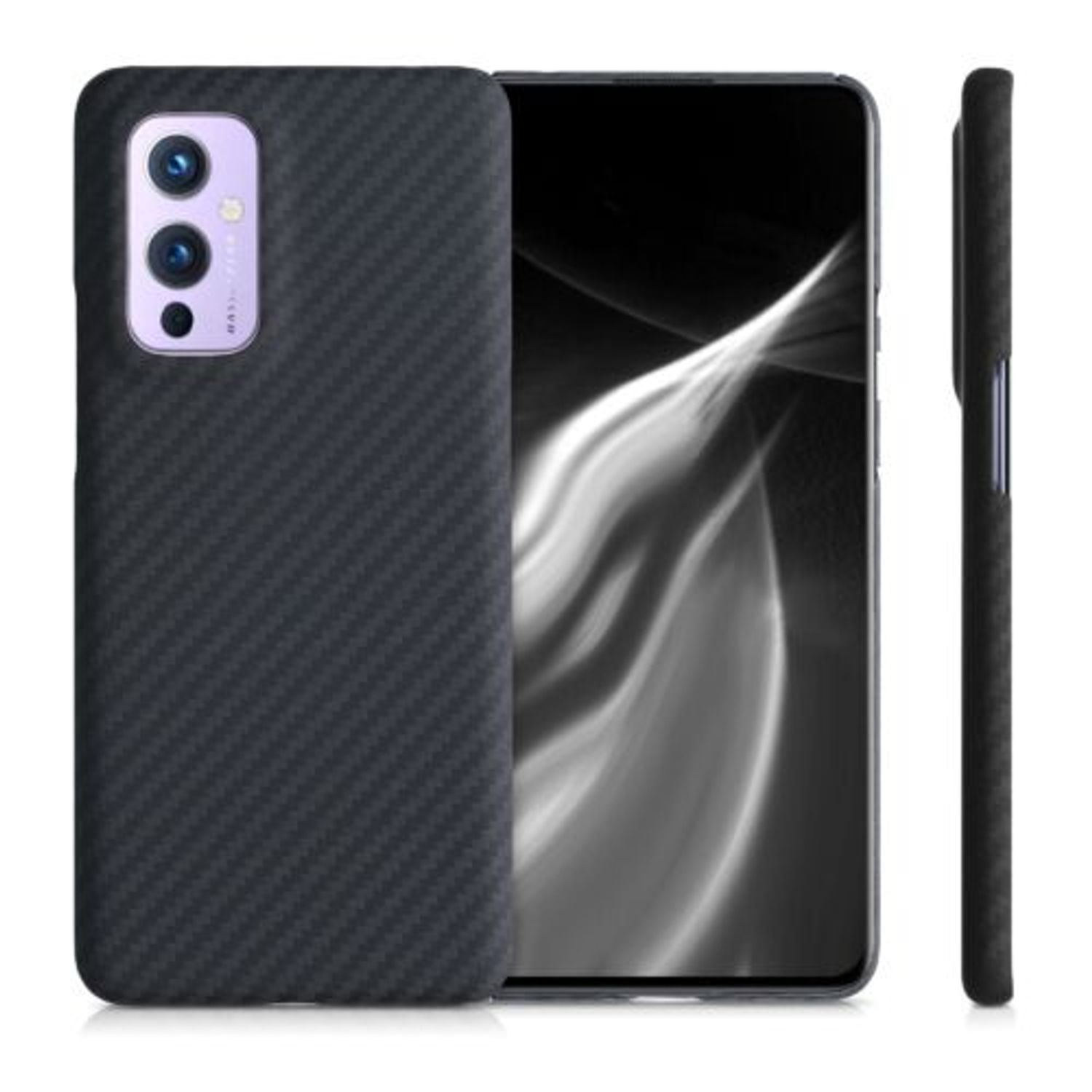 Husa pentru OnePlus 9, Aramida, Negru, 56041.47 fotografia produsului View 2 L
