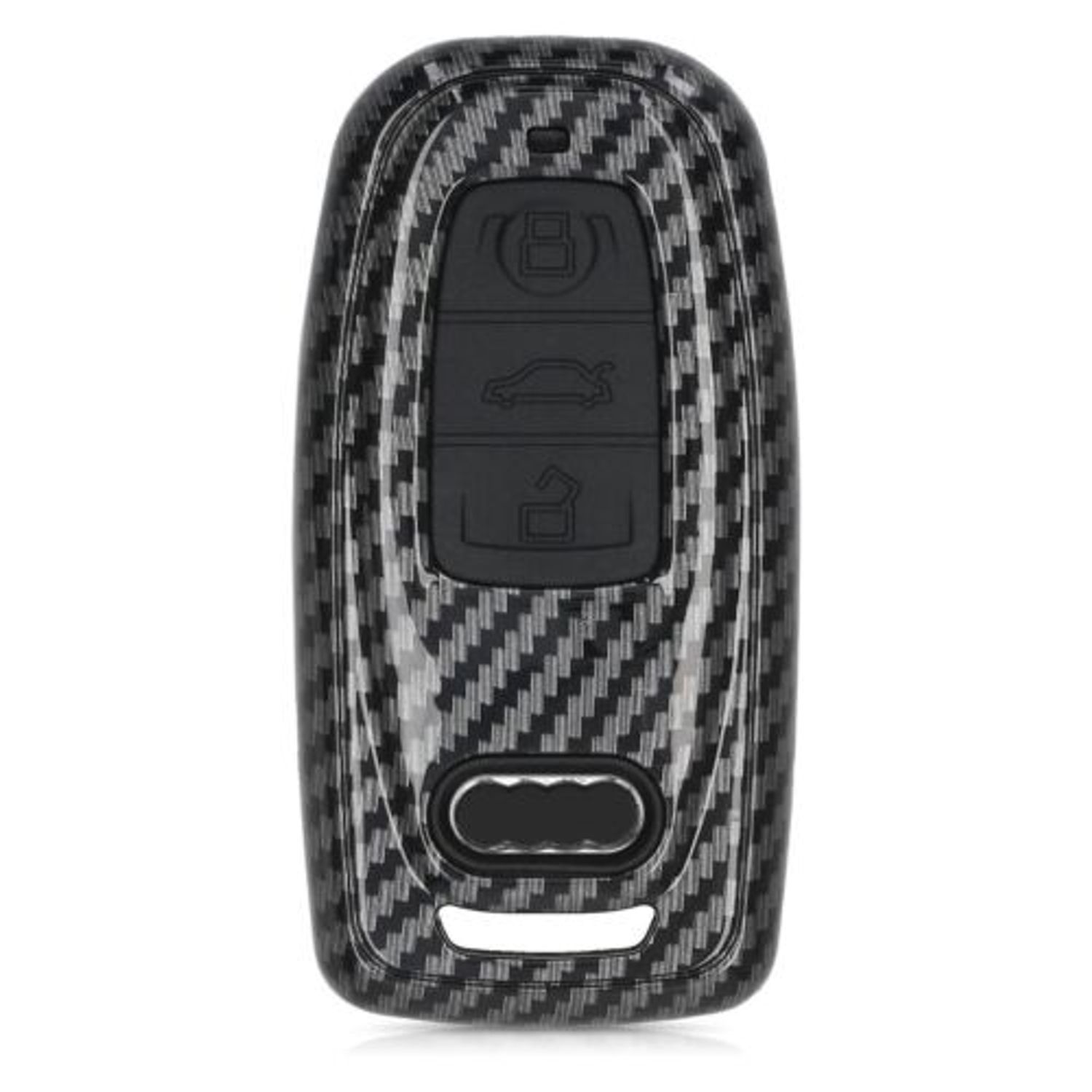 Husa Cheie Auto pentru Audi, 3 Butoane, Plastic, Negru, 52236.01 fotografia produsului View 5 L