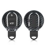 Husa Cheie Auto pentru Mini Cooper, 3 Butoane, Plastic, Negru, 49073.01 fotografia produsului