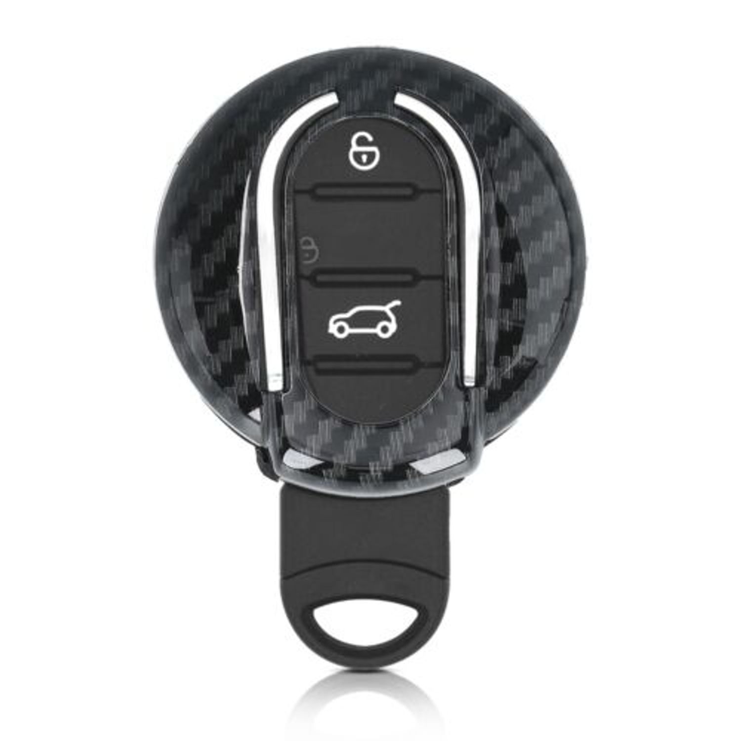 Husa Cheie Auto pentru Mini Cooper, 3 Butoane, Plastic, Negru, 49073.01 fotografia produsului View 5 L