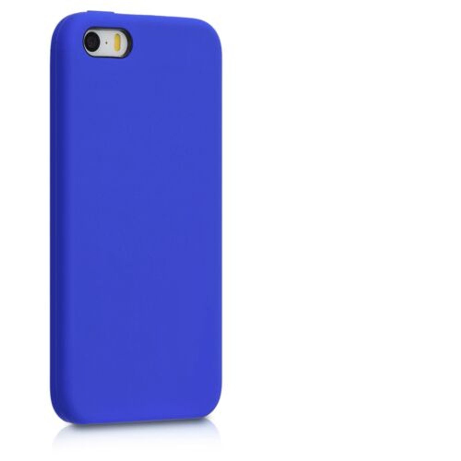 Husa pentru Apple iPhone 5/iPhone 5s/iPhone SE, Silicon, Albastru, 42766.134 fotografia produsului View 8 L