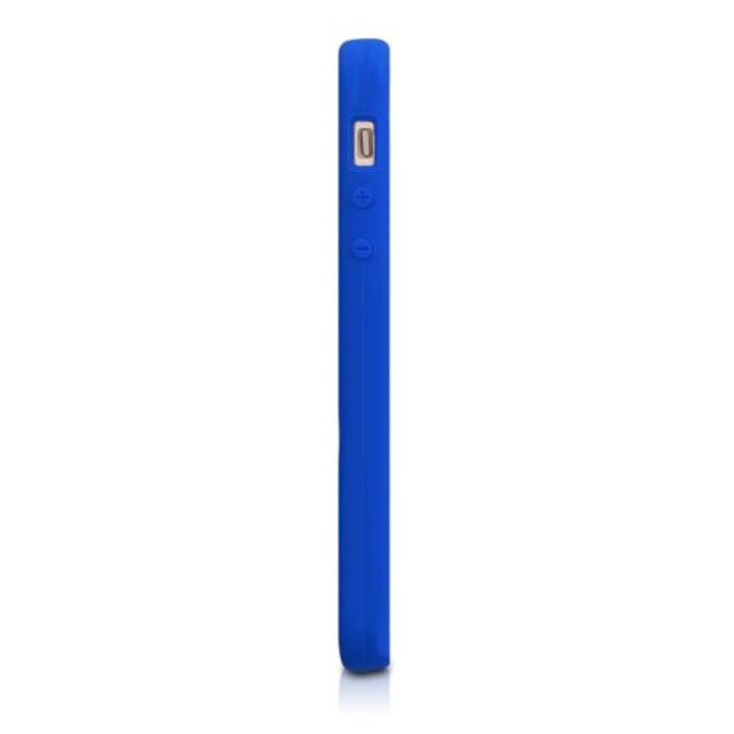 Husa pentru Apple iPhone 5/iPhone 5s/iPhone SE, Silicon, Albastru, 42766.134 fotografia produsului View 5 L