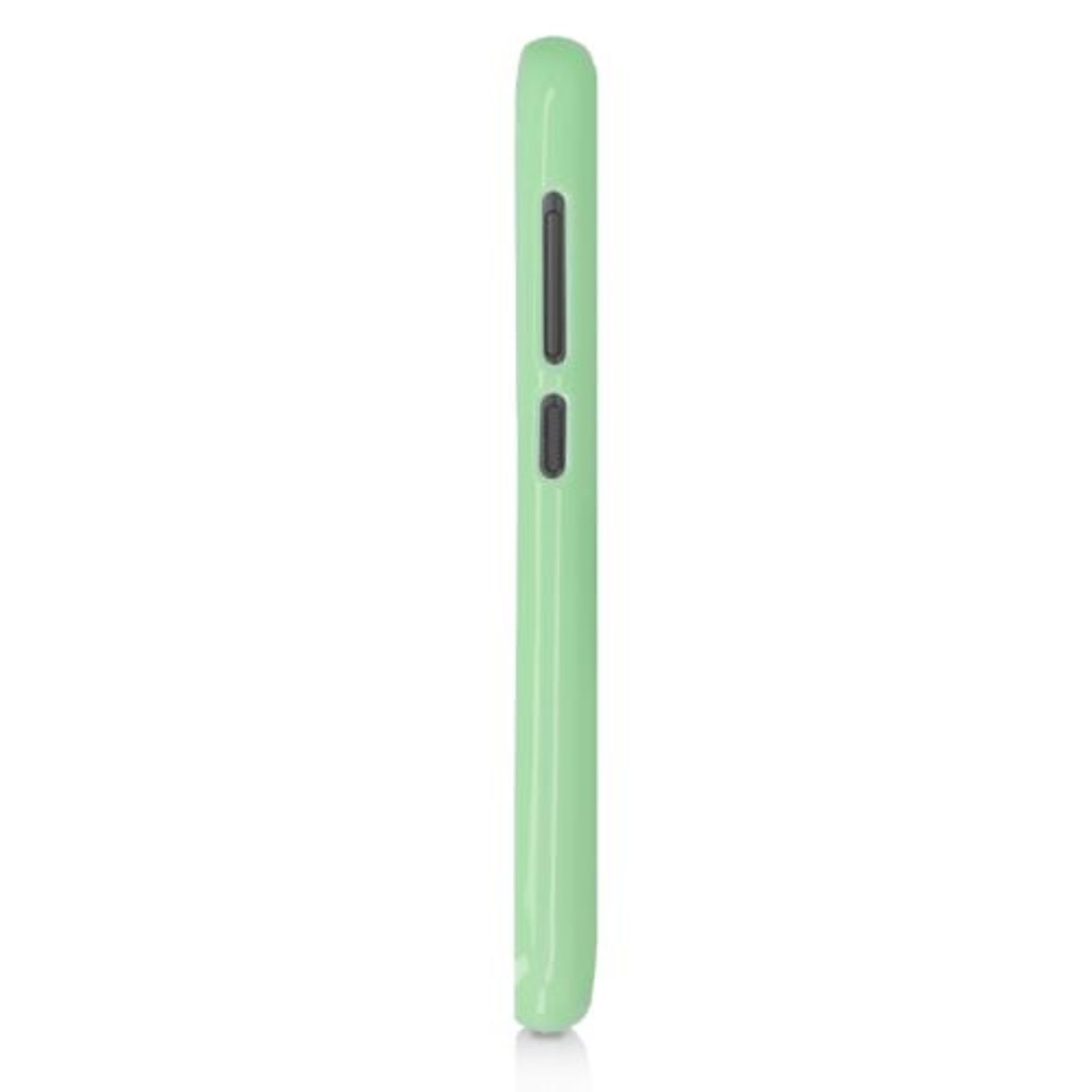 Husa pentru Alcatel 1, Silicon, Verde, 46363.50 fotografia produsului View 5 L
