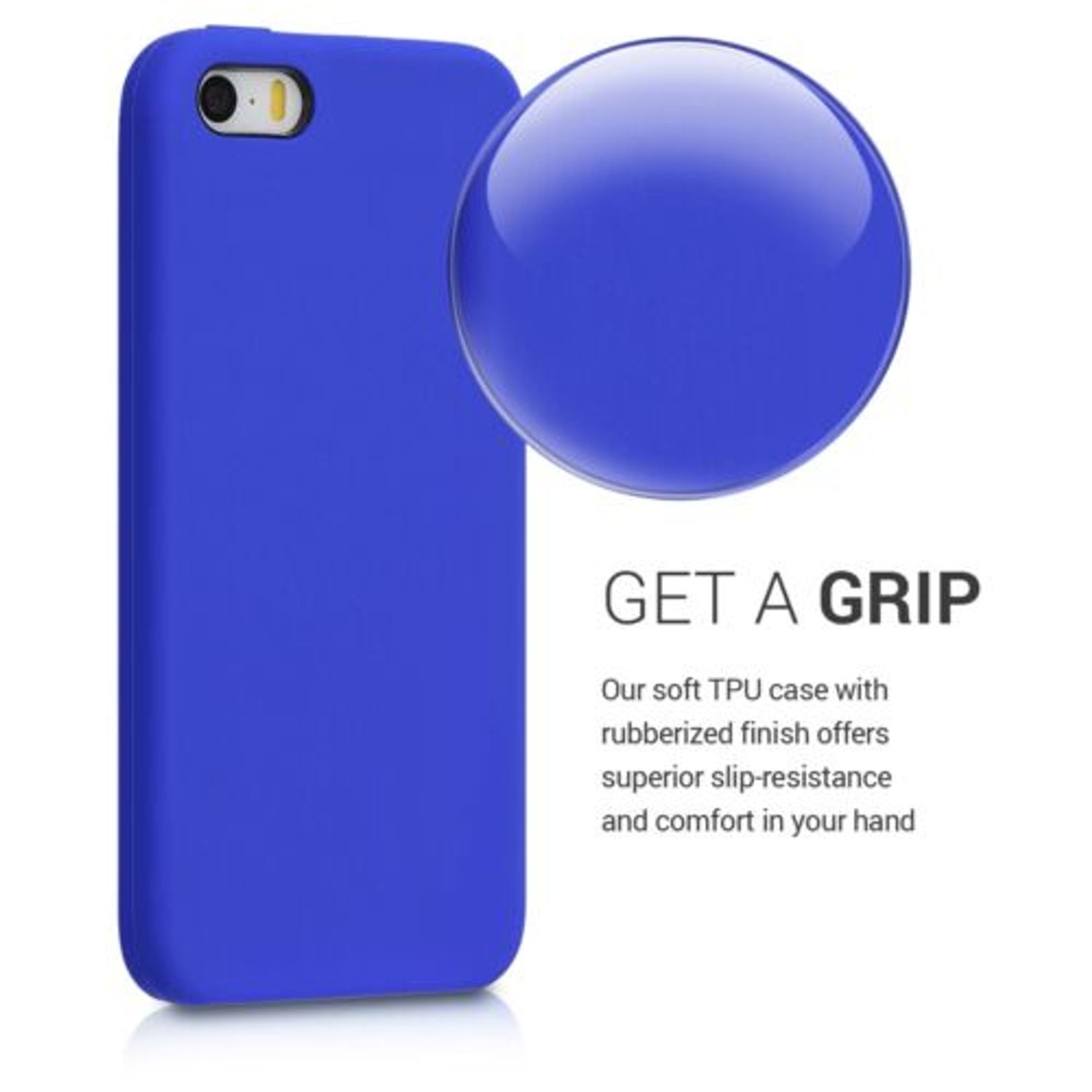 Husa pentru Apple iPhone 5/iPhone 5s/iPhone SE, Silicon, Albastru, 42766.134 fotografia produsului View 13 L