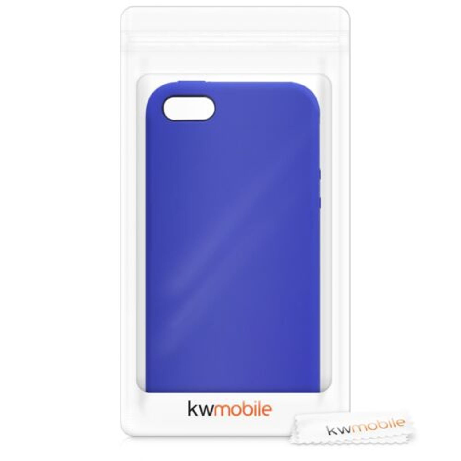 Husa pentru Apple iPhone 5/iPhone 5s/iPhone SE, Silicon, Albastru, 42766.134 fotografia produsului View 7 L