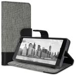 Husa pentru Nokia 1 Plus, Textil, Gri, 48021.01 fotografia produsului View 2 S