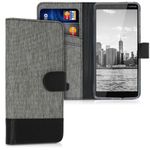 Husa pentru Nokia 1 Plus, Textil, Gri, 48021.01 fotografia produsului
