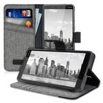 Husa pentru Nokia 1 Plus, Textil, Gri, 48021.01 fotografia produsului View 5 S