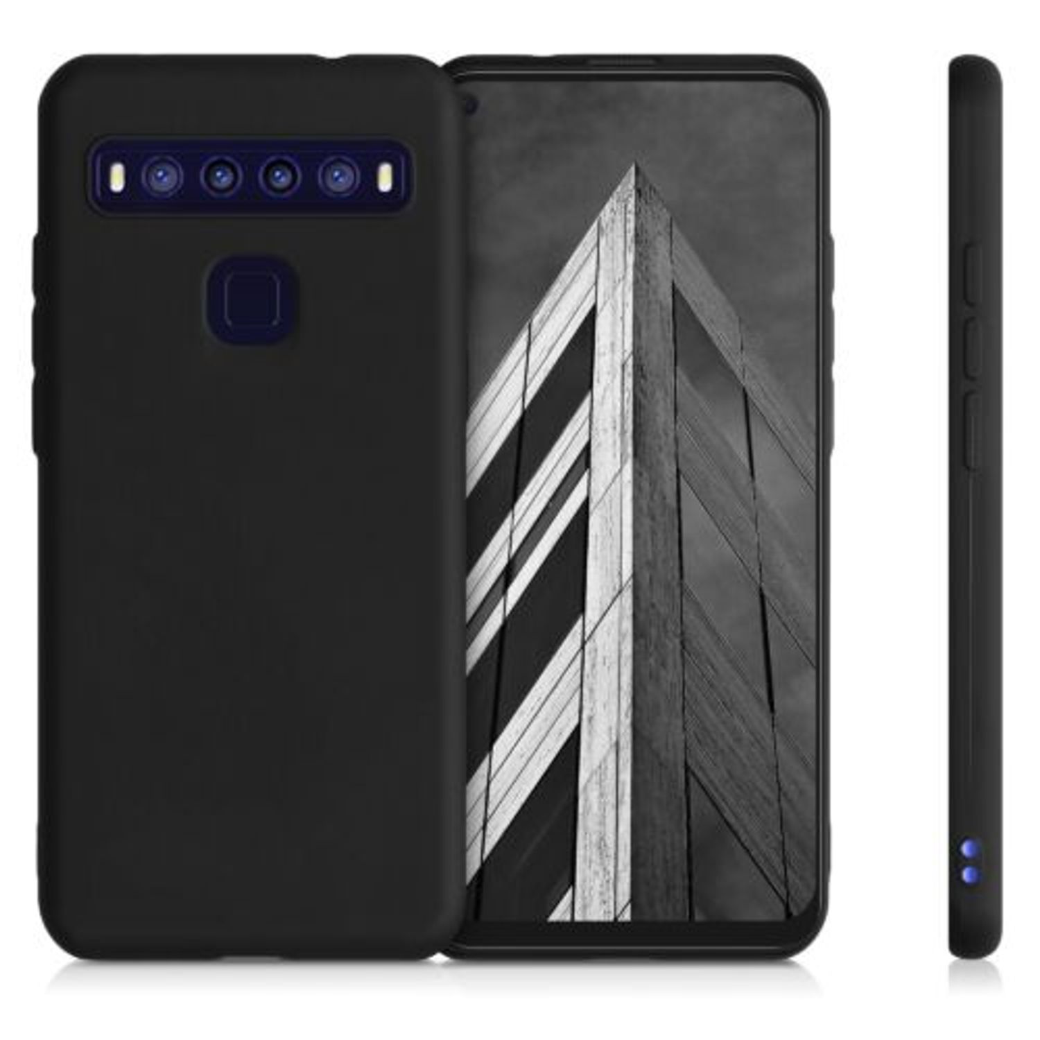 Husa pentru TCL 10L, Silicon, Negru, 53508.47 fotografia produsului View 2 L