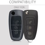 Husa Cheie Auto pentru Ford, 3 Butoane, Silicon, Negru, 48039.95 fotografia produsului View 6 S