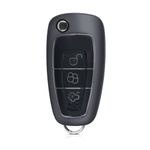 Husa Cheie Auto pentru Ford, 3 Butoane, Silicon, Negru, 48039.95 fotografia produsului View 4 S