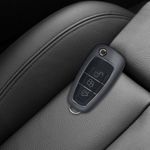 Husa Cheie Auto pentru Ford, 3 Butoane, Silicon, Negru, 48039.95 fotografia produsului View 3 S