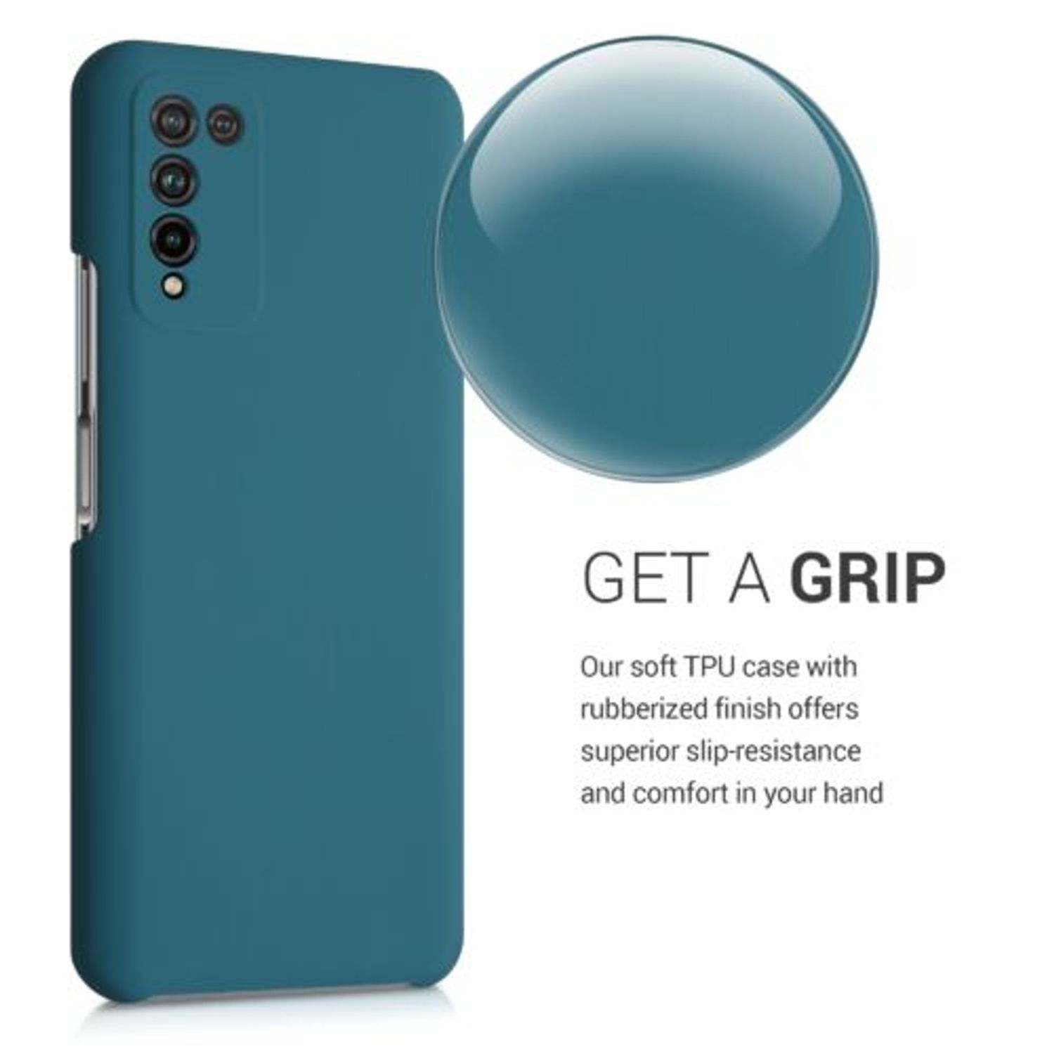 Husa pentru Honor 10x Lite, Silicon, Verde, 54106.57 fotografia produsului View 4 L