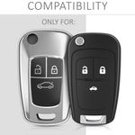 Husa Cheie Auto pentru Opel, 3 Butoane, Silicon, Silver, 52648.02 fotografia produsului View 5 S