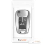 Husa Cheie Auto pentru Opel, 3 Butoane, Silicon, Silver, 52648.02 fotografia produsului View 6 S