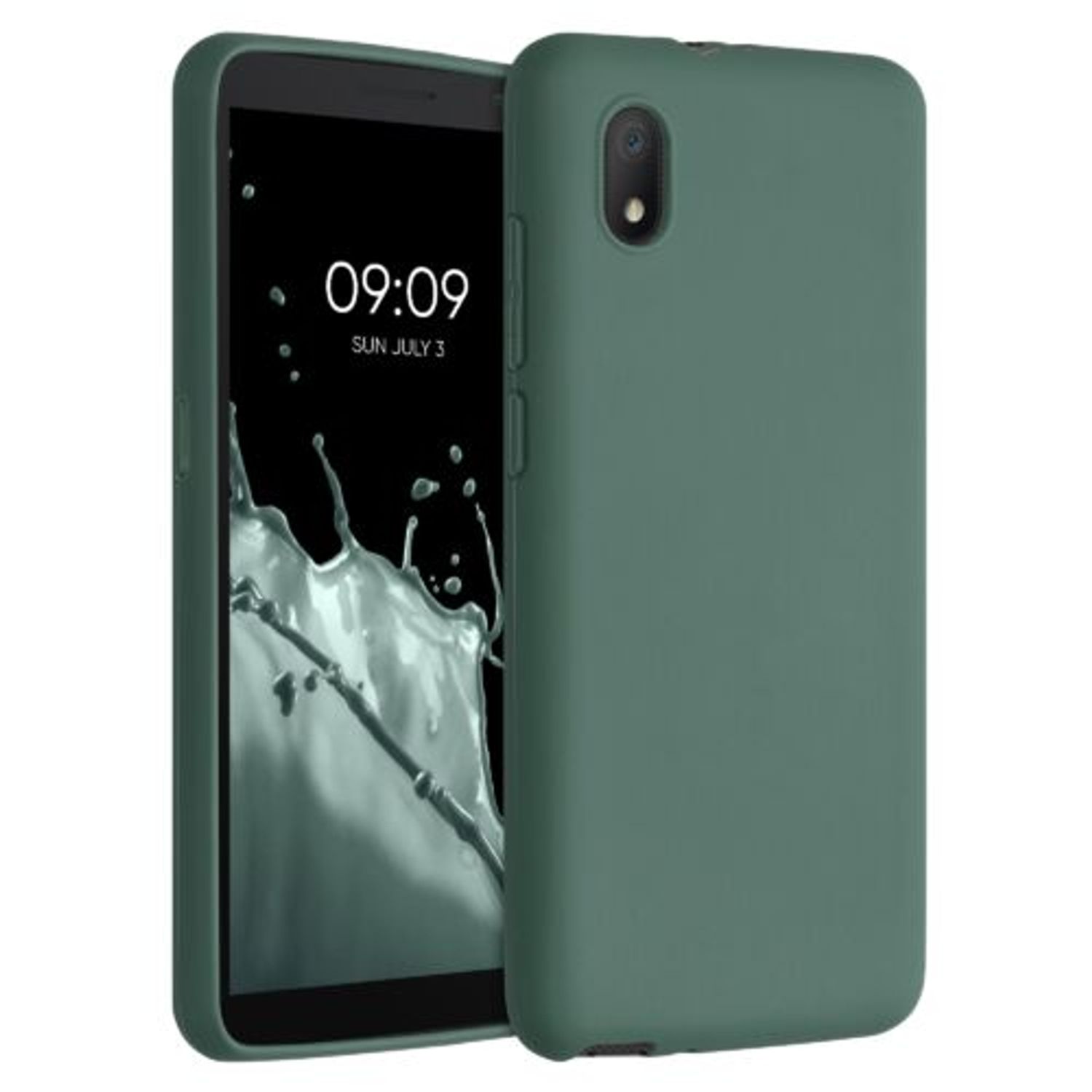 Husa pentru Alcatel 1B (2020), Silicon, Verde, 51516.171 fotografia produsului