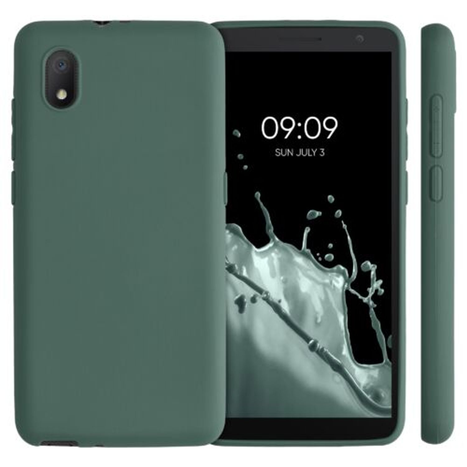 Husa pentru Alcatel 1B (2020), Silicon, Verde, 51516.171 fotografia produsului View 2 L