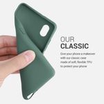 Husa pentru Alcatel 1B (2020), Silicon, Verde, 51516.171 fotografia produsului View 4 S