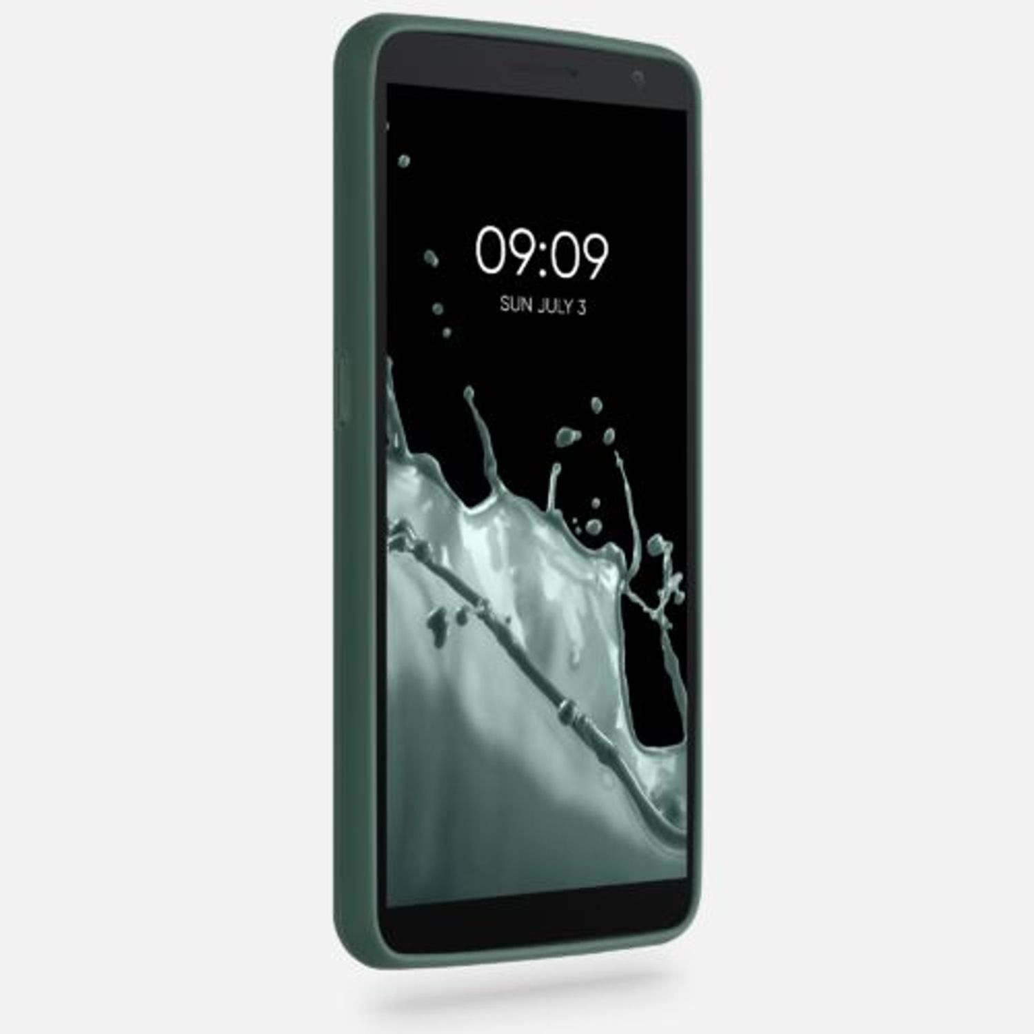 Husa pentru Alcatel 1B (2020), Silicon, Verde, 51516.171 fotografia produsului View 3 L