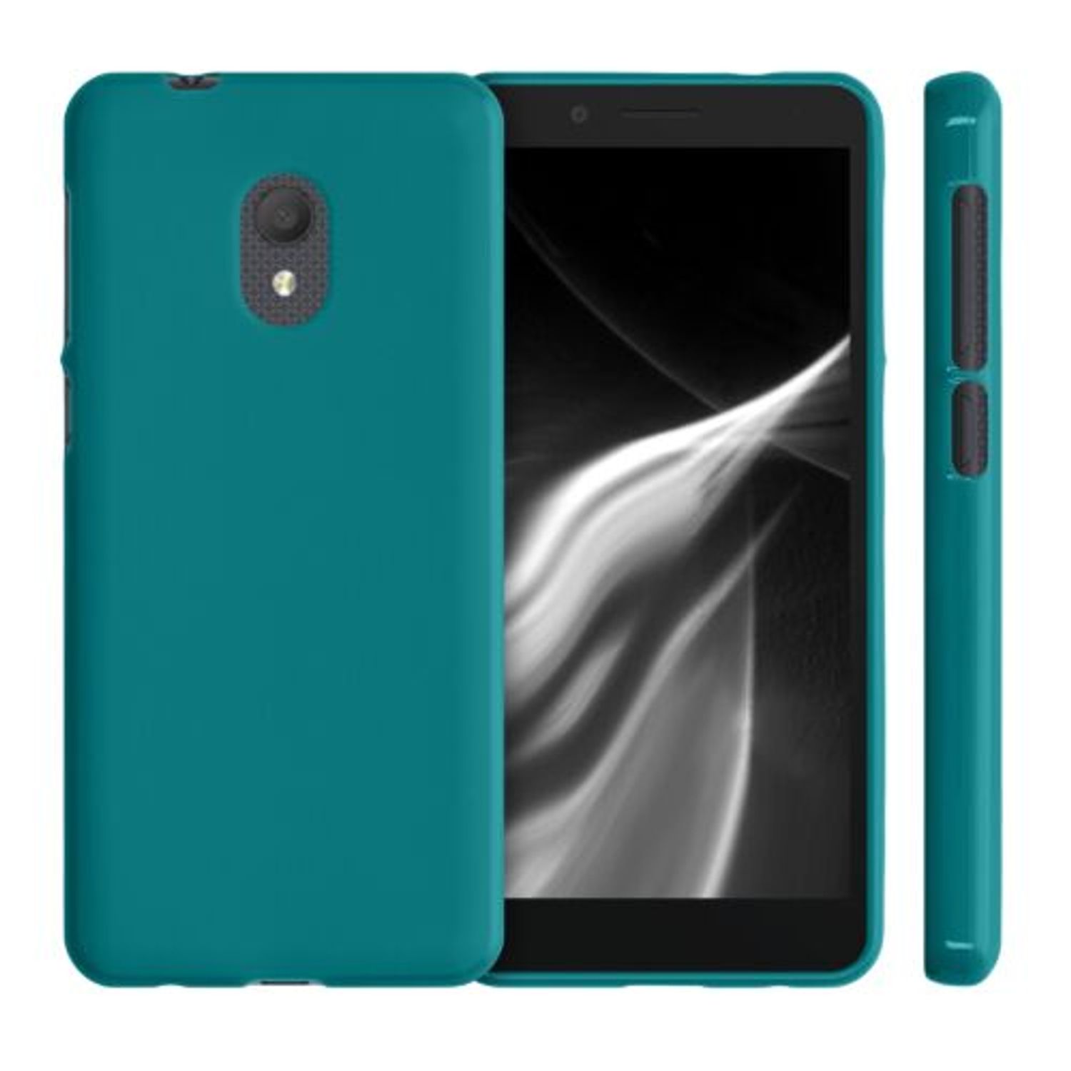 Husa pentru Alcatel 1C (2019), Silicon, Verde, 47558.57 fotografia produsului View 5 L