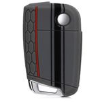 Husa Cheie Auto pentru VW, 3 Butoane, Silicon, Gri, 42888.32 fotografia produsului View 2 S