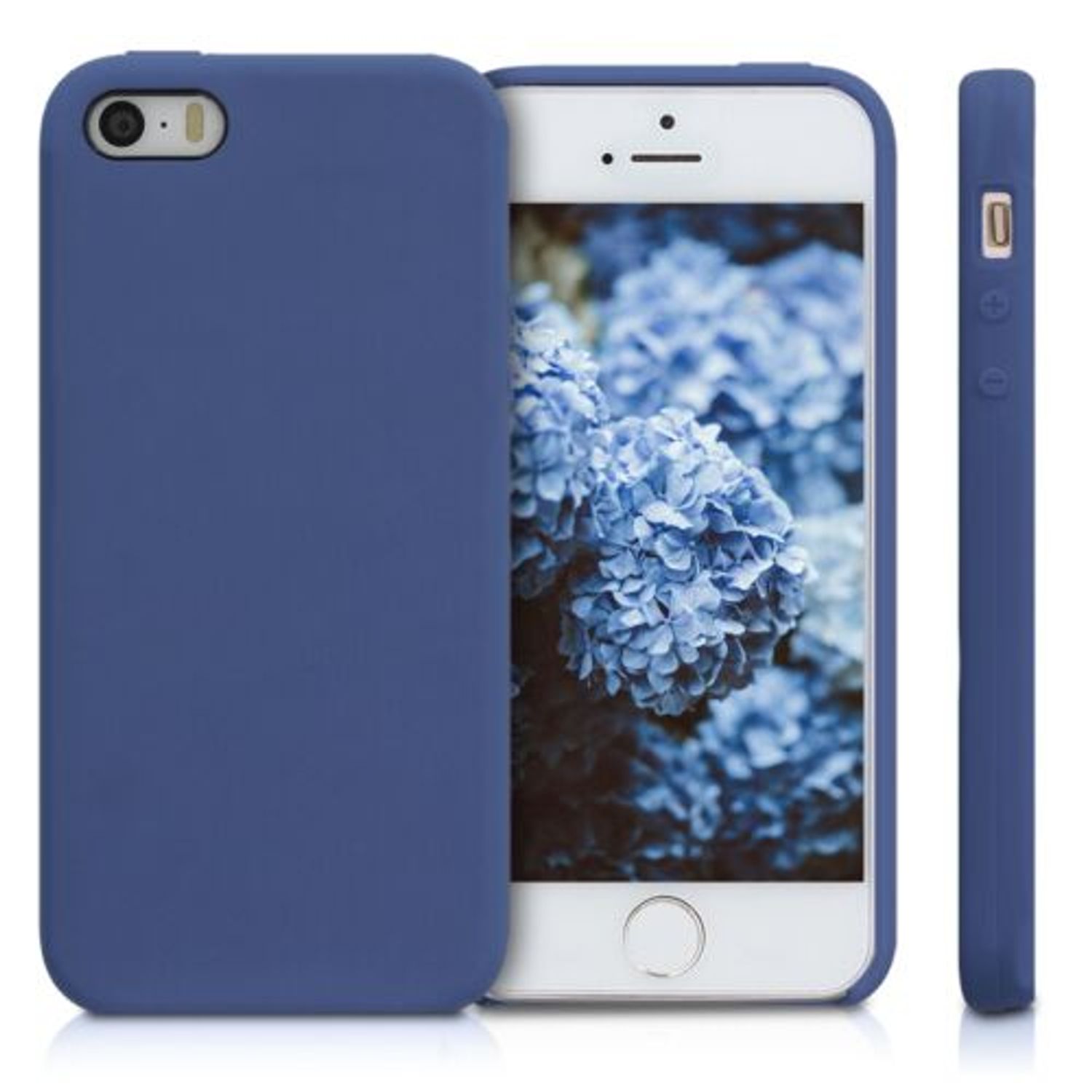 Husa pentru Apple iPhone 5/iPhone 5s/iPhone SE, Silicon, Albastru, 42766.145 fotografia produsului View 2 L