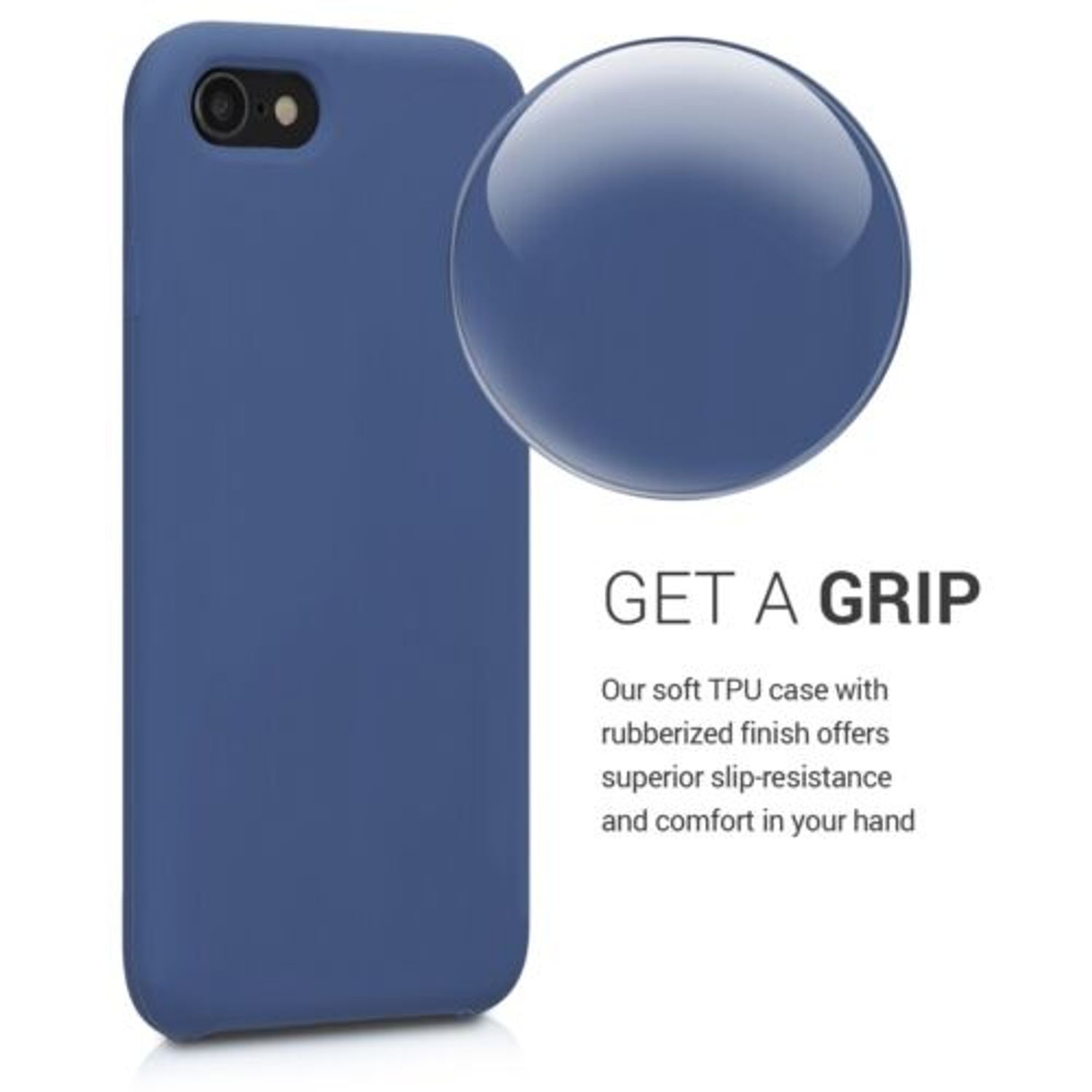 Husa pentru Apple iPhone 5/iPhone 5s/iPhone SE, Silicon, Albastru, 42766.145 fotografia produsului View 4 L