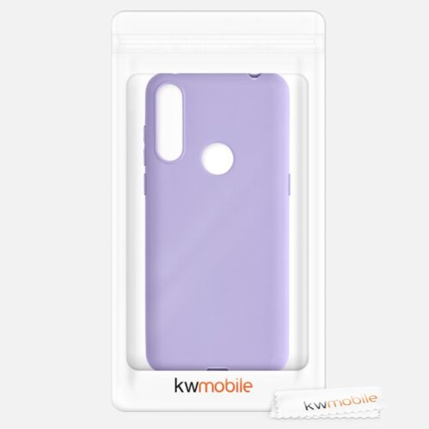 Husa pentru Alcatel 1S (2020), Silicon, Mov, 51515.108 fotografia produsului View 7 L