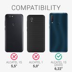 Husa pentru Alcatel 1S (2020), Silicon, Mov, 51515.108 fotografia produsului View 6 S